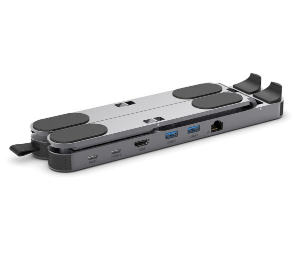 Innodude 2-in 1 Portable Laptop Stand & Extension Hub